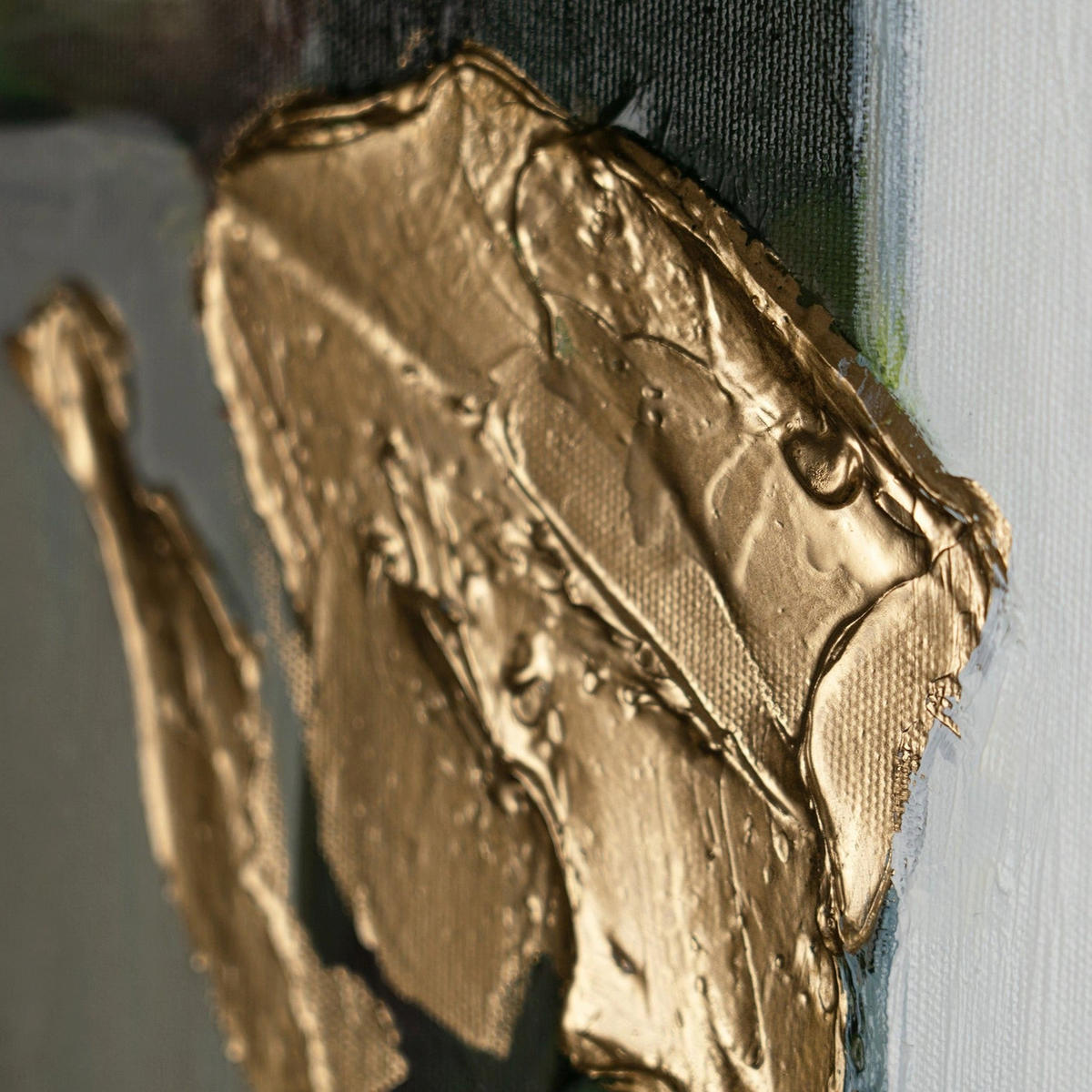 GEMÄLDE Inspiration Schattenfugenrahmen Blau 60x40 cm - Blau, Holz (60/40cm) - YS-art gallery