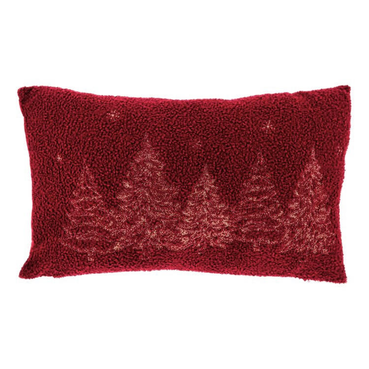 KISSEN Ziara - Rot - 30/50/ cm - Rot, Textil (50/30cm) - Unique Living