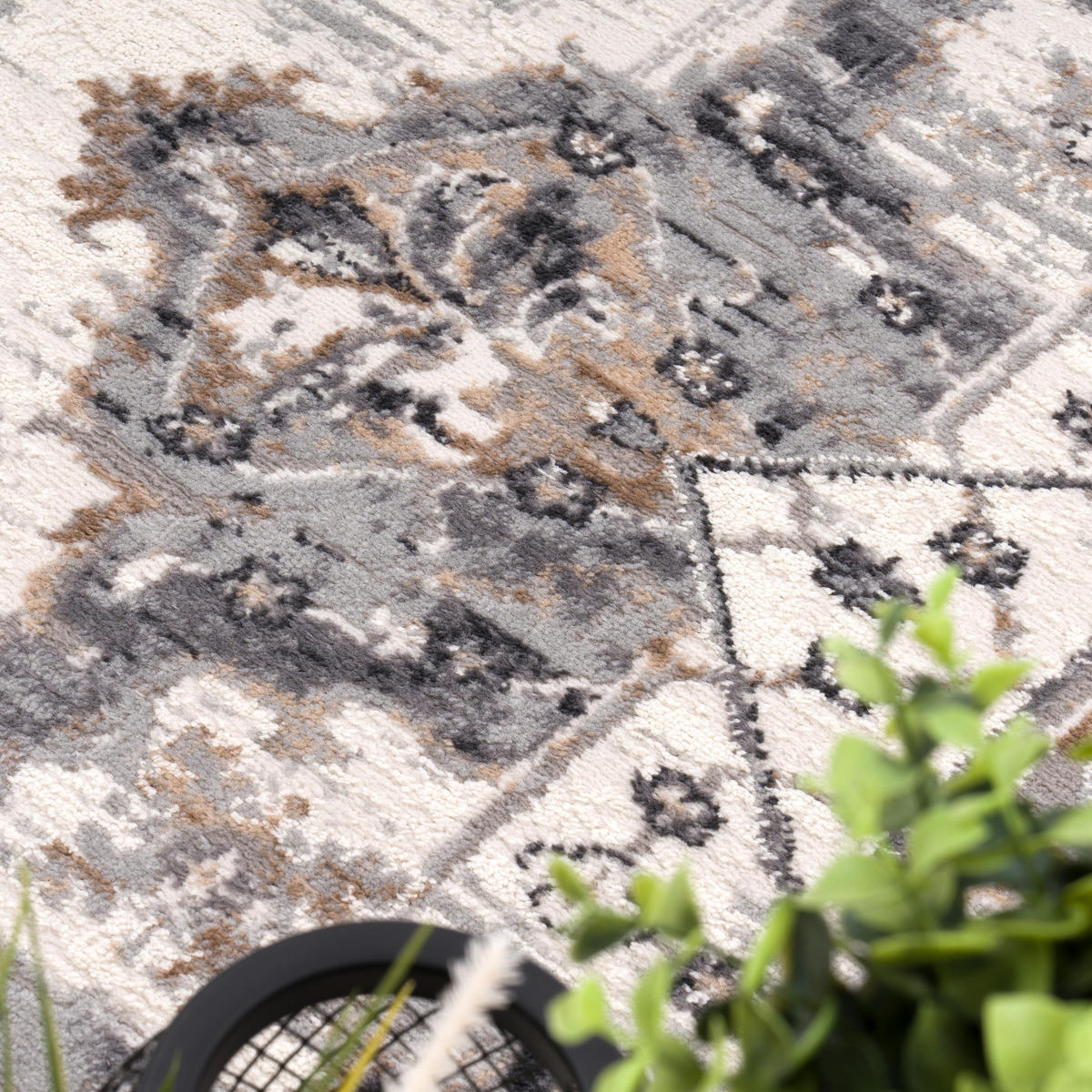 KURZFLORTEPPICH 80/150 cm Foggia 772 - Grau, Textil (80/150cm) - Paco Home