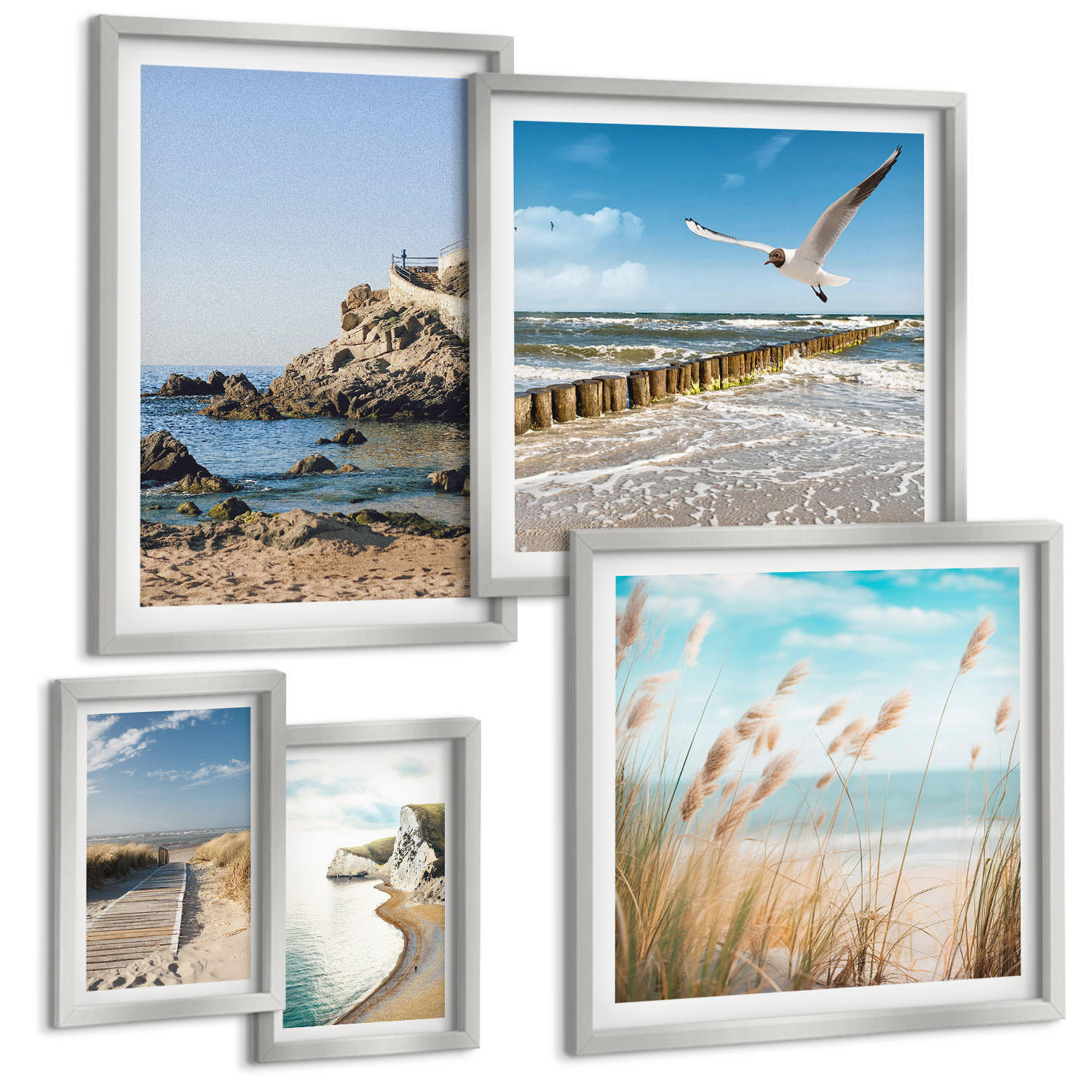 Tulup Bilder Silber 40x60 cm