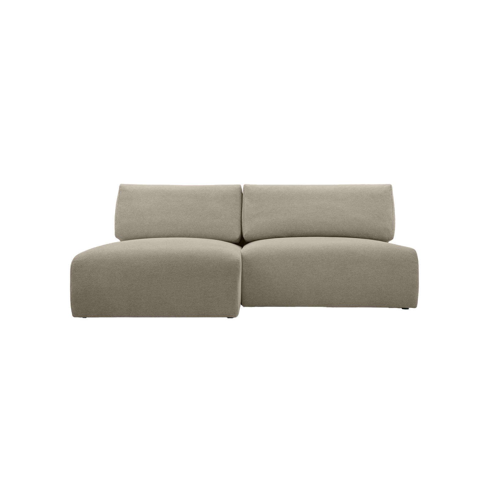 Fedve Ecksofa Hellgrau 223x150 cm