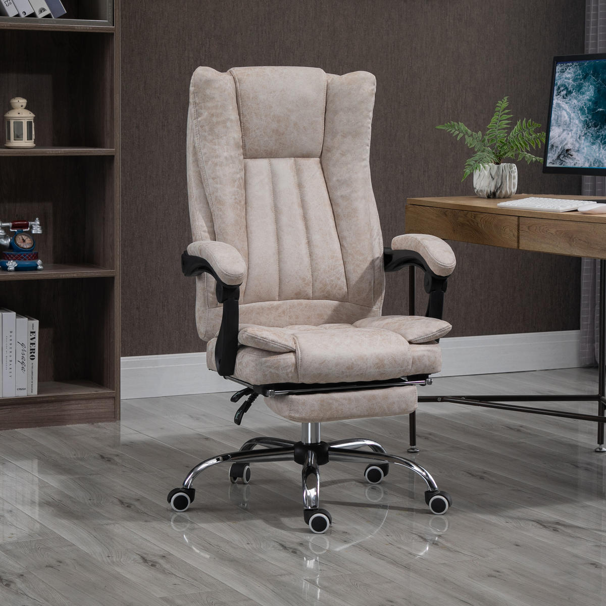 BÜROSTUHL, Kunststoff, Metall, Nylon - Multicolor, Kunststoff (71/118/63cm) - Vinsetto