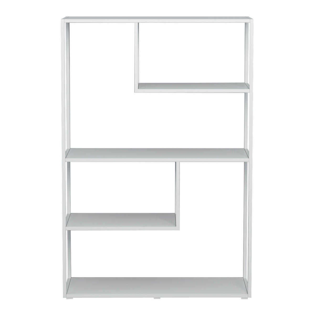 STANDREGAL Sievi - Weiß, Metall (85/126/35cm) - [en.casa]