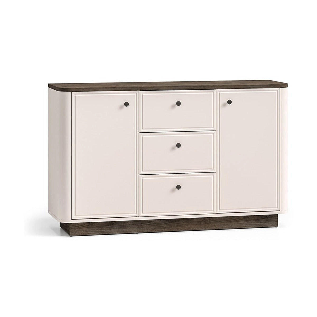 KOMMODE – 138 cm – Vilavio – Kaschmir / Eichefarben - Kaschmir/Eichefarben, Holzwerkstoff (138/85/40cm) - hi-markt