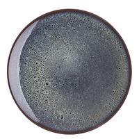 TELLER Cosmos - Blau, Keramik (22/22/3.4cm) - Butlers