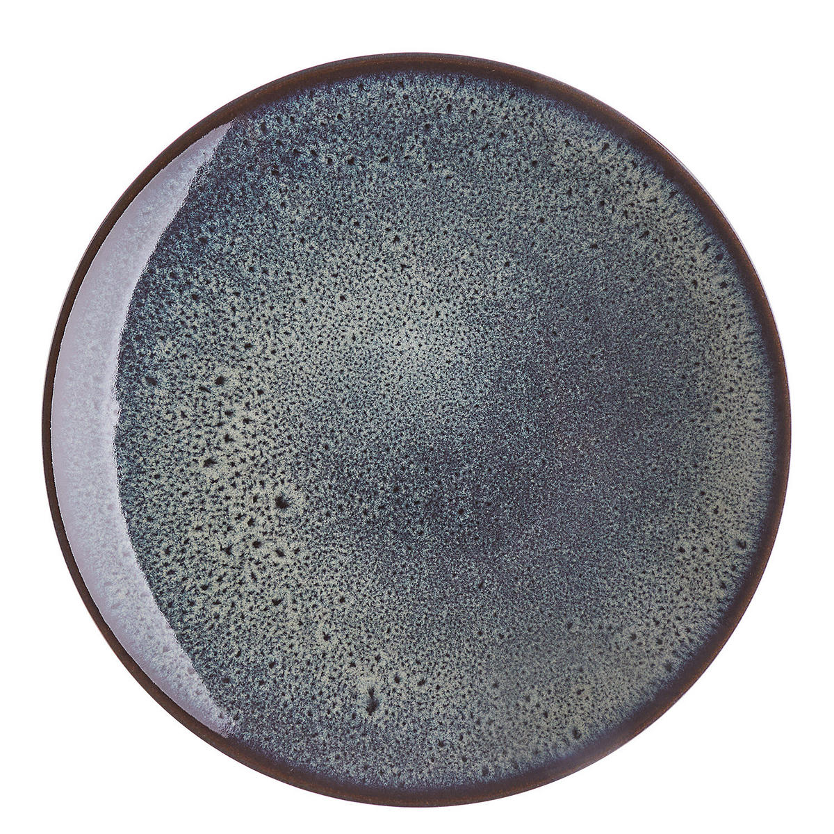 TELLER Cosmos - Blau, Keramik (22/22/3.4cm) - Butlers