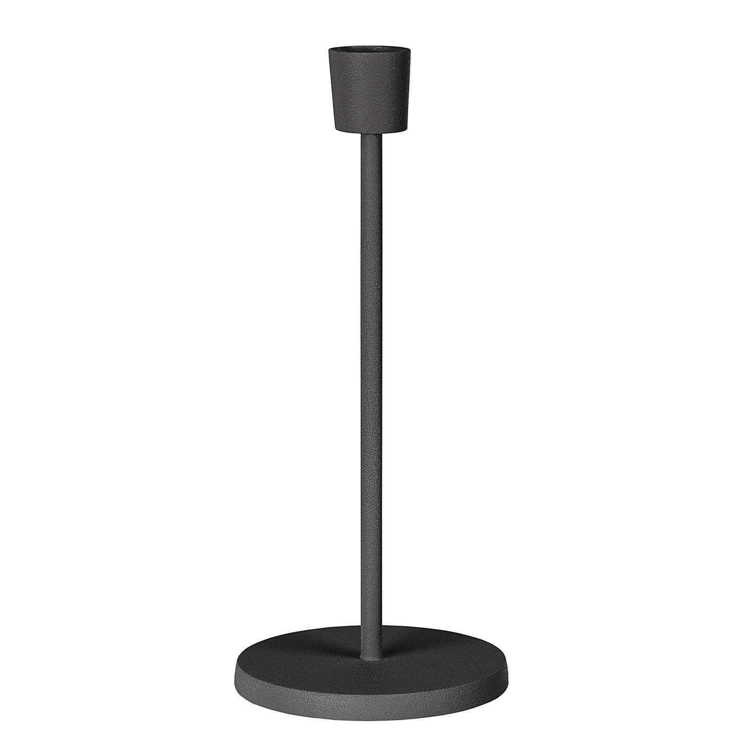 Butlers Kerzenhalter Schwarz 10x24x10 cm