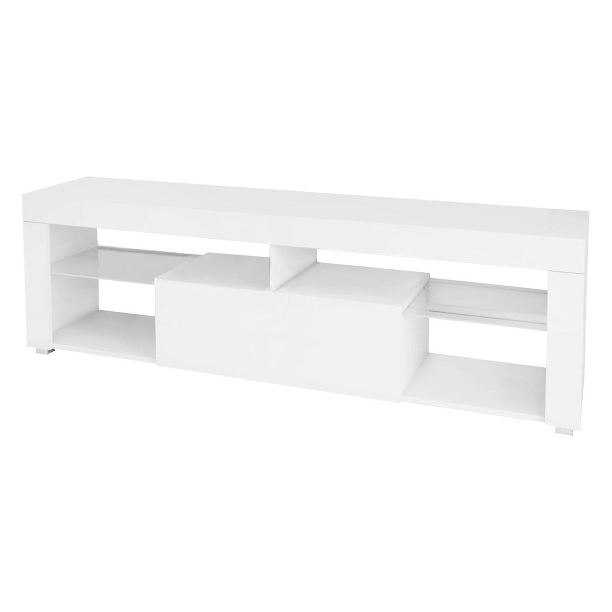 TV SCHRANK - Weiß, Holzwerkstoff (35/51/140cm) - ML-DESIGN