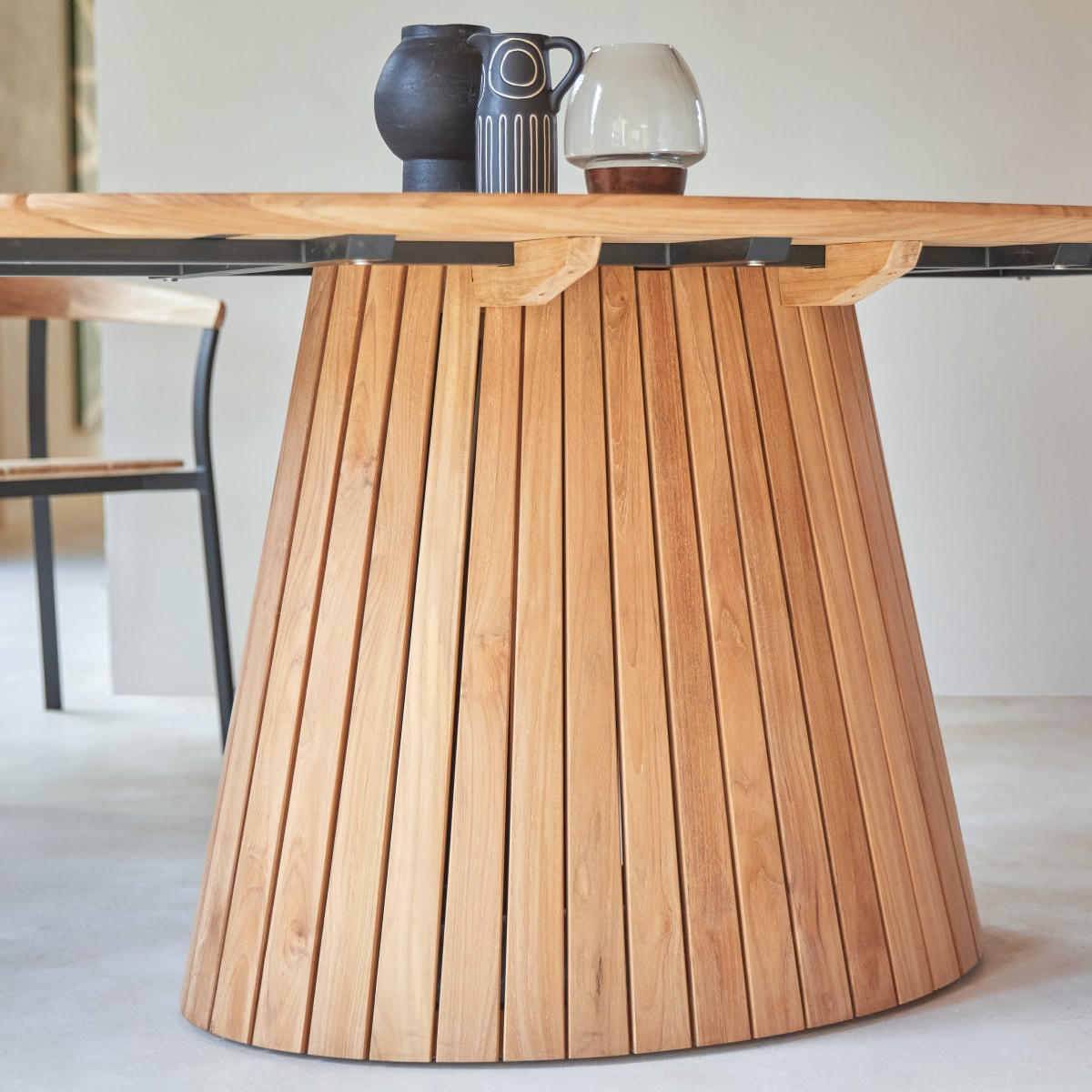 TISCH Paloma Natur aus Teak - Naturfarben, Holz (120/120/76cm) - Tikamoon