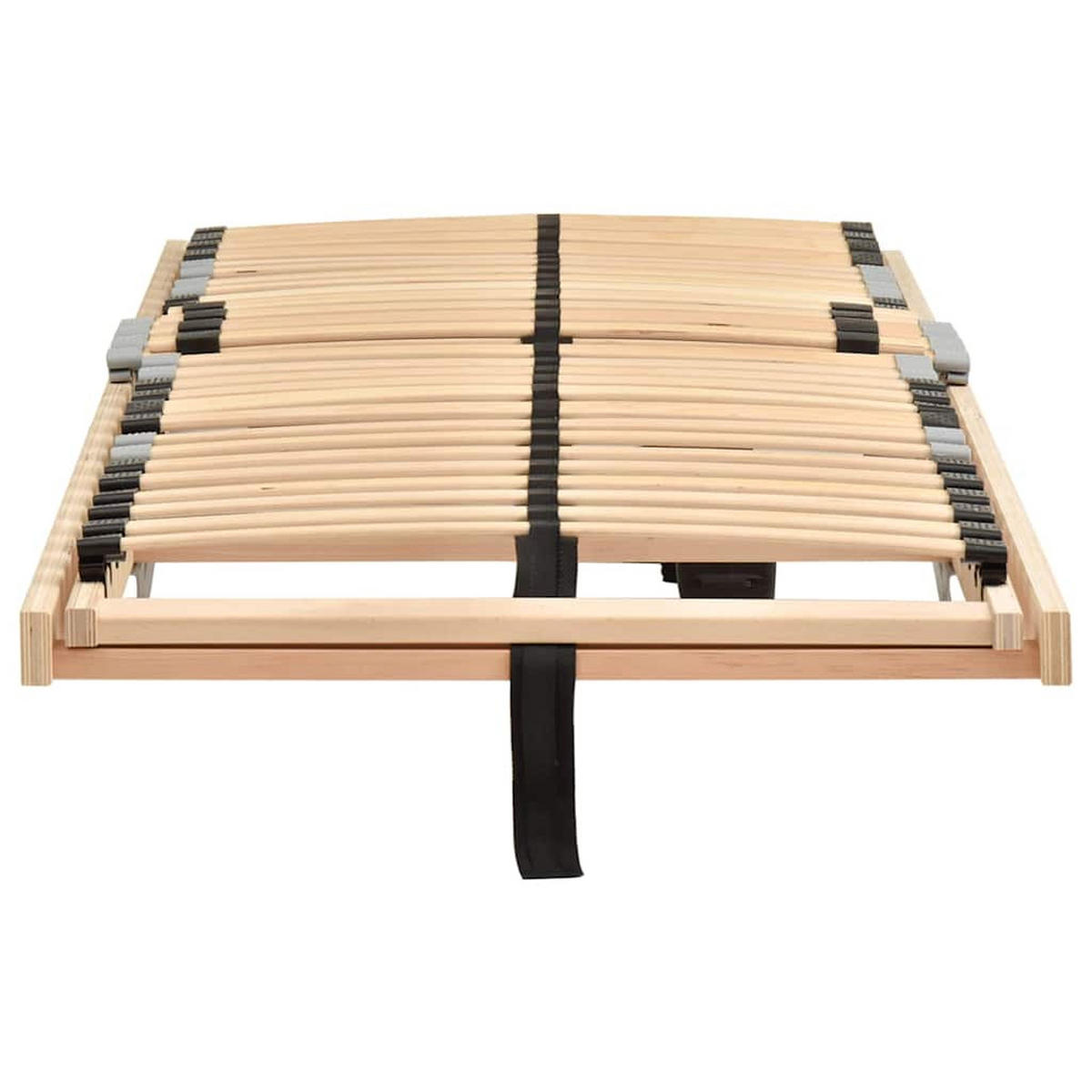 LATTENROST Elektrisch Mit 28 Latten 7 Zonen 70/200 Cm - Braun, Holz (70/200cm) - vidaXL
