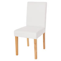 ESSZIMMERSTUHL Weiß, Braun - Weiß/Braun, Textil (43/90/56cm) - MCW