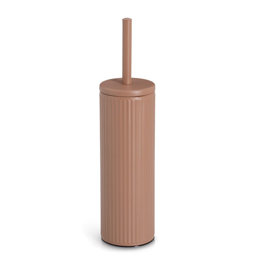 WC-BÜRSTE Metallbehälter Brass Tone Ø 9,7 cm - Mokka, Metall (9.7/40/9.7cm) - ZELLER