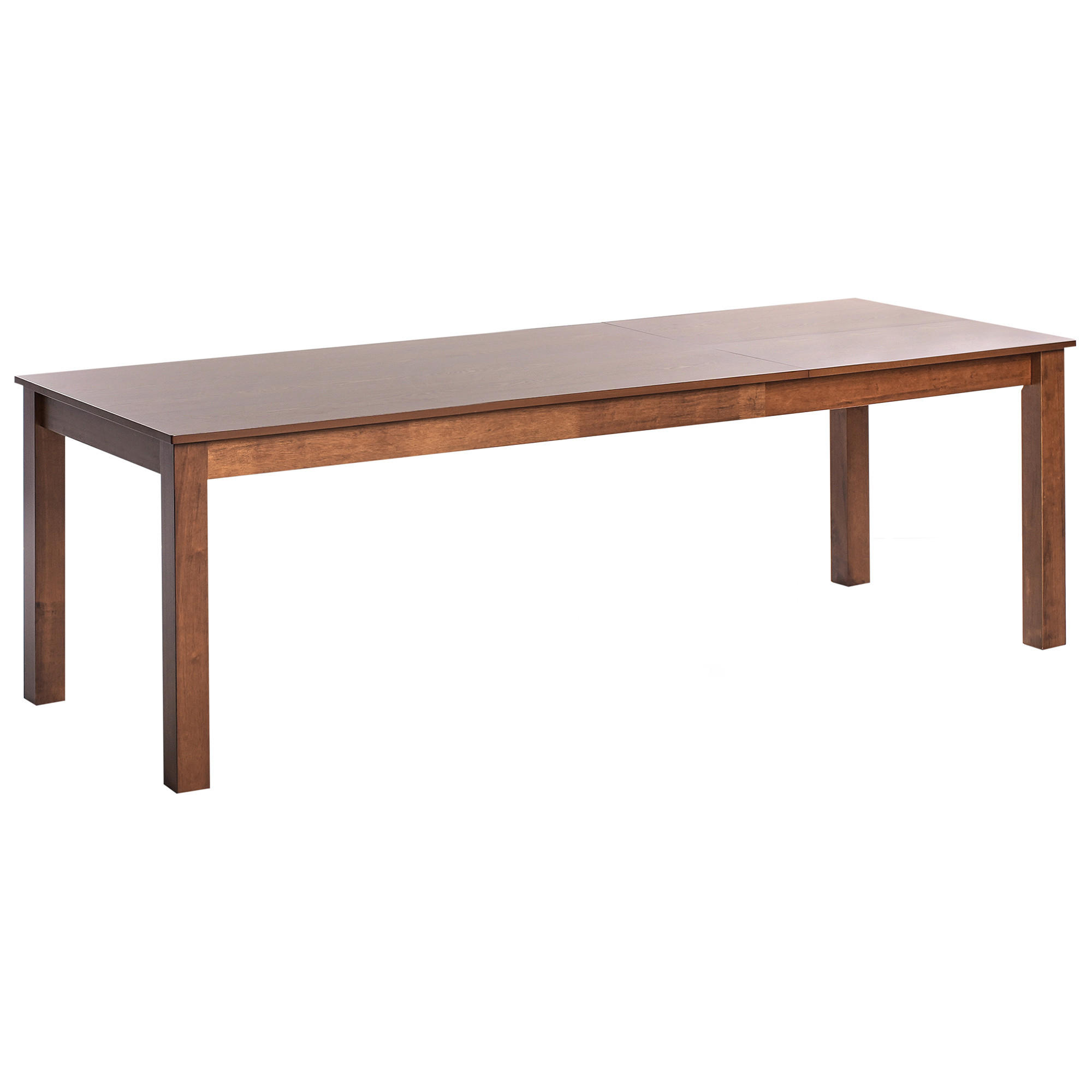 AUSZIEHBARER-ESSTISCH 160/240x90 cm Dunkler Holzfarbton Madura - Dunkelbraun, Holzwerkstoff (240/90/76cm) - Beliani