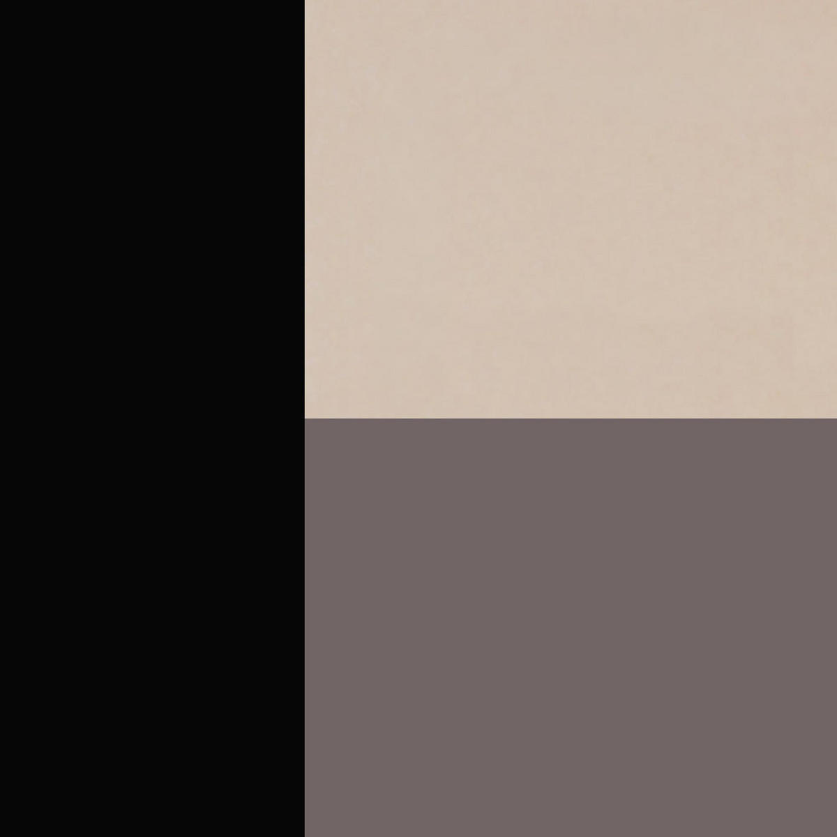KÜCHENZEILE L-FORM Kvantum M1 lava / vanille beige matt 250 / 385 / 207cm 14-teilig - Creme/Grau, Holzwerkstoff/Metall (250/207/385cm) - Feldmann-Wohnen