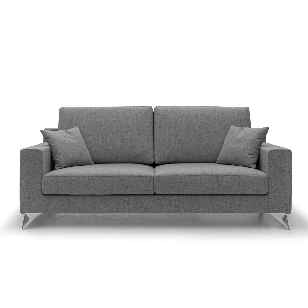 LINEARSOFA Michael - Grau, Textil (186/95/91cm) - Divani.store