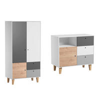 IZBA PRE BÁBÄTKO 2-dielny drevo - hnedá, kompozitné drevo (103.5/96.5/55cm) - Petits-meubles