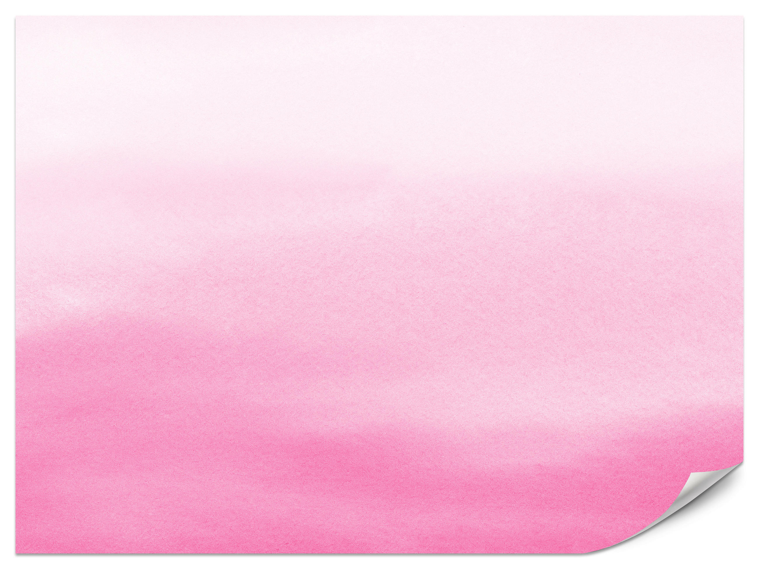 FOTOTAPETE für Schlafzimmer Ombré in Rosatönen Pastell 150x105 - Rosa/Weiß, Papier (150/105cm) - Muralo