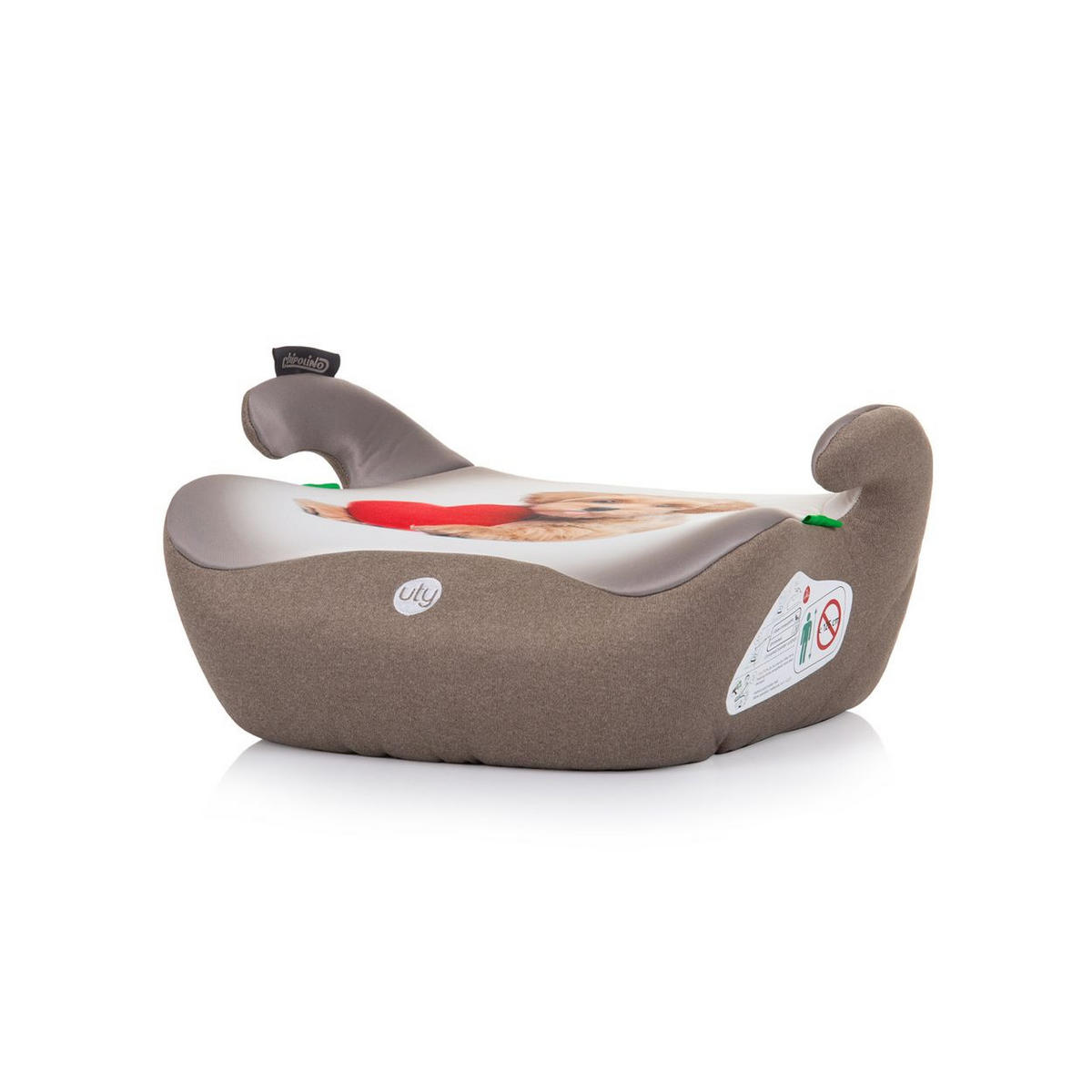 KINDERSITZERHÖHUNG i-Size Uty braun (125-150cm) Gruppe 3, Bezug waschbar - Braun, Kunststoff (41/20/40cm) - Chipolino