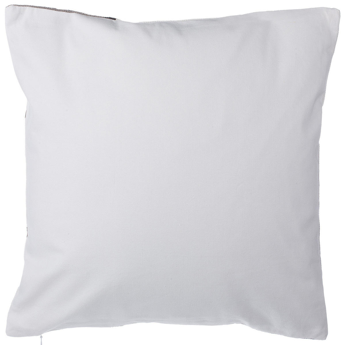 DEKOKISSEN 2er-Set Grau 45/45 cm Wedelia - Grau, Naturmaterialien/Textil (45/45cm) - Beliani
