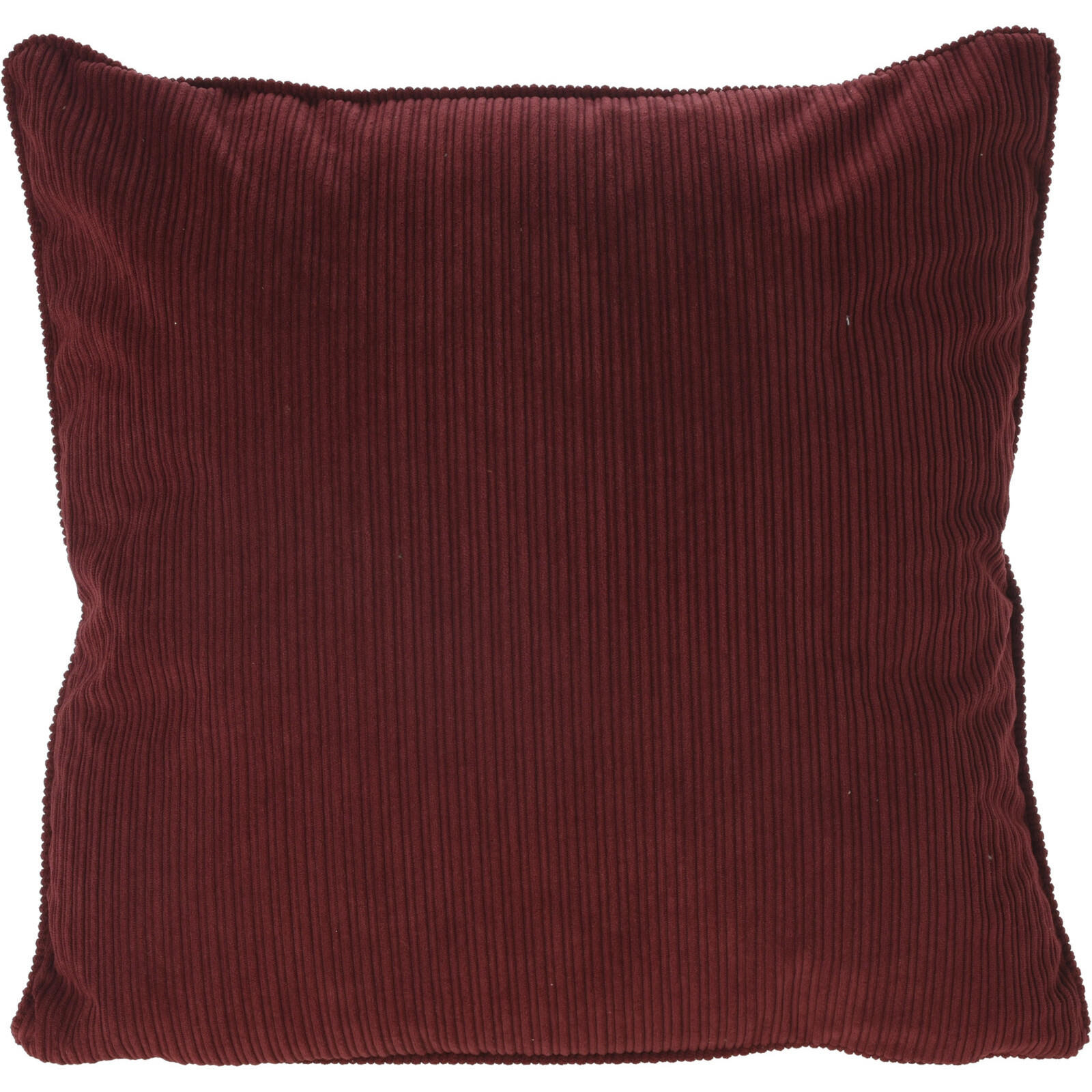 DEKOKISSEN Kordsamt 40/40 cm - Weinrot, Textil (40/40cm) - Home Styling Collection