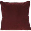 DEKOKISSEN Kordsamt 40/40 cm - Weinrot, Textil (40/40cm) - Home Styling Collection