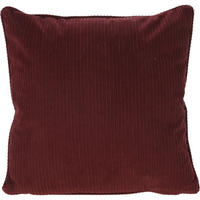 DEKOKISSEN Kordsamt 40/40 cm - Weinrot, Textil (40/40cm) - Home Styling Collection