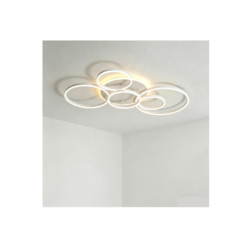 LED-DECKENLEUCHTE Weiß 110x73x15 cm - Weiß, Kunststoff (110/73/15cm) - Coonoor