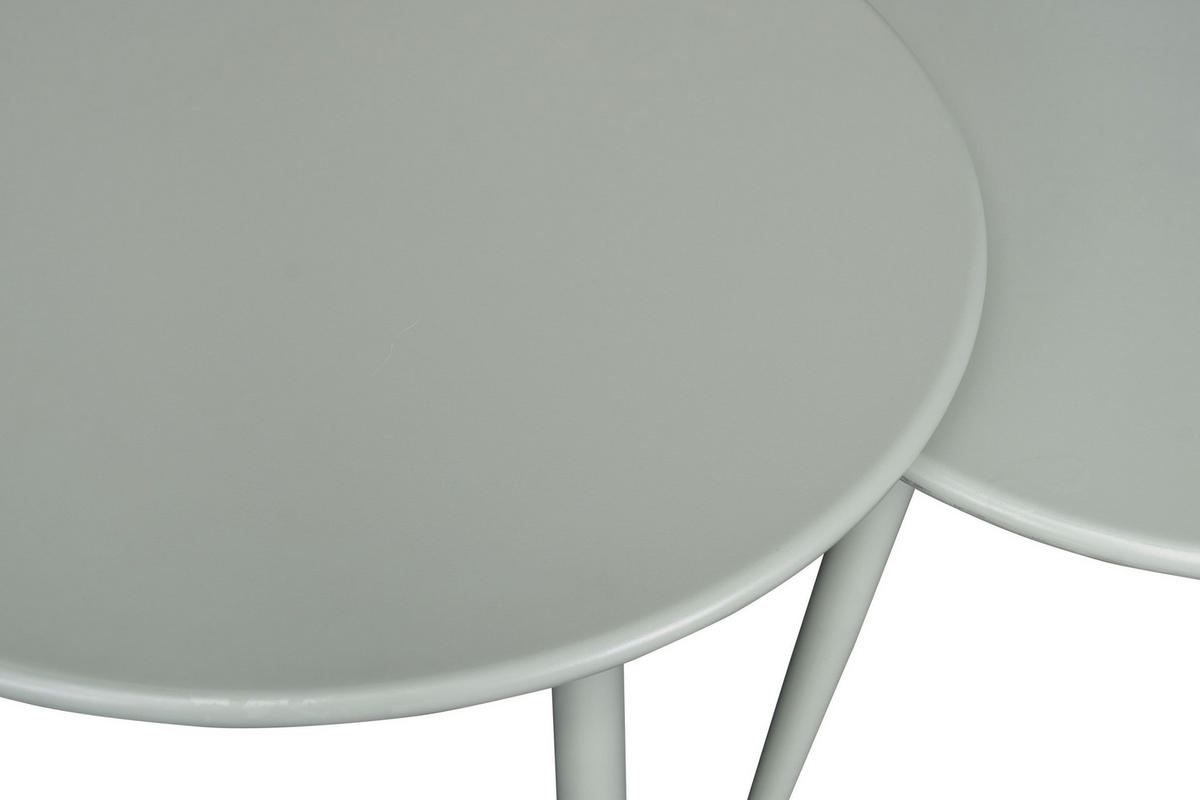 LOUNGESET 4tlg. Moroni, Grün, Kunststoff - Grau/Grün, Kunststoff/Metall - dasmöbelwerk