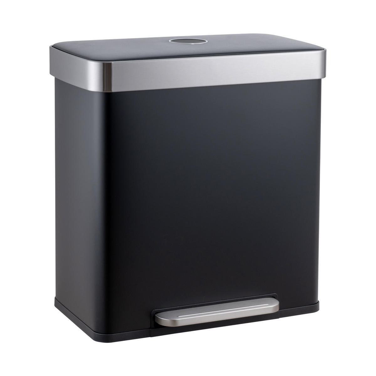 MÜLLEIMER LT2X30 60l Schwarz - Schwarz, Metall (58/59.5/36cm) - SVITA