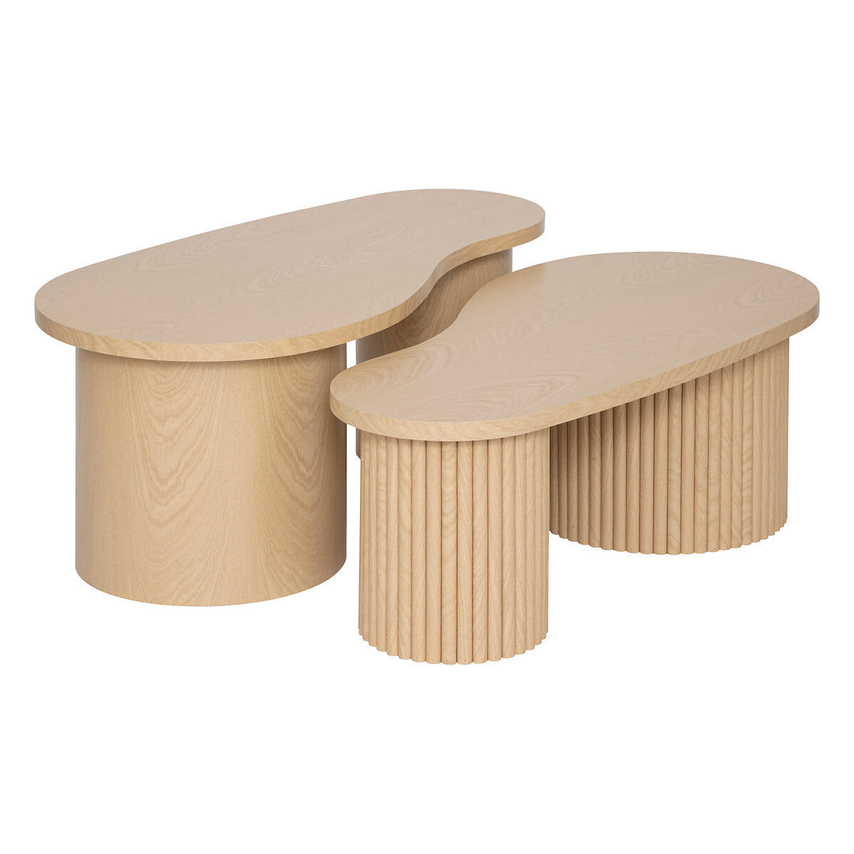 BEISTELLTISCHE 3er-Set Soleya Beige - Beige, Holzwerkstoff (99/50/40.5cm) - Atmosphera Createur d´interieur