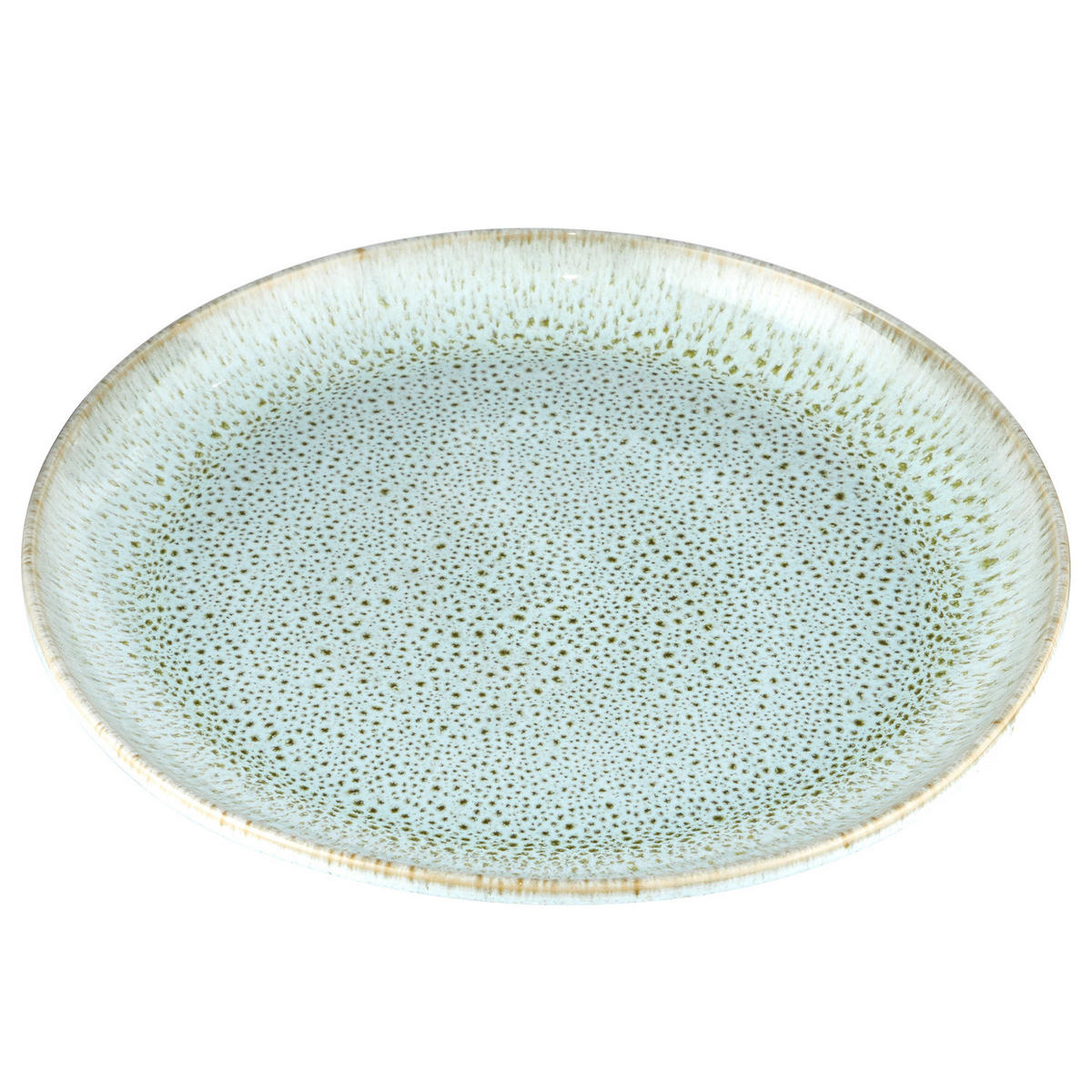 TELLER Tavira 22 cm - Grün, Keramik (22/22/2.5cm) - Butlers