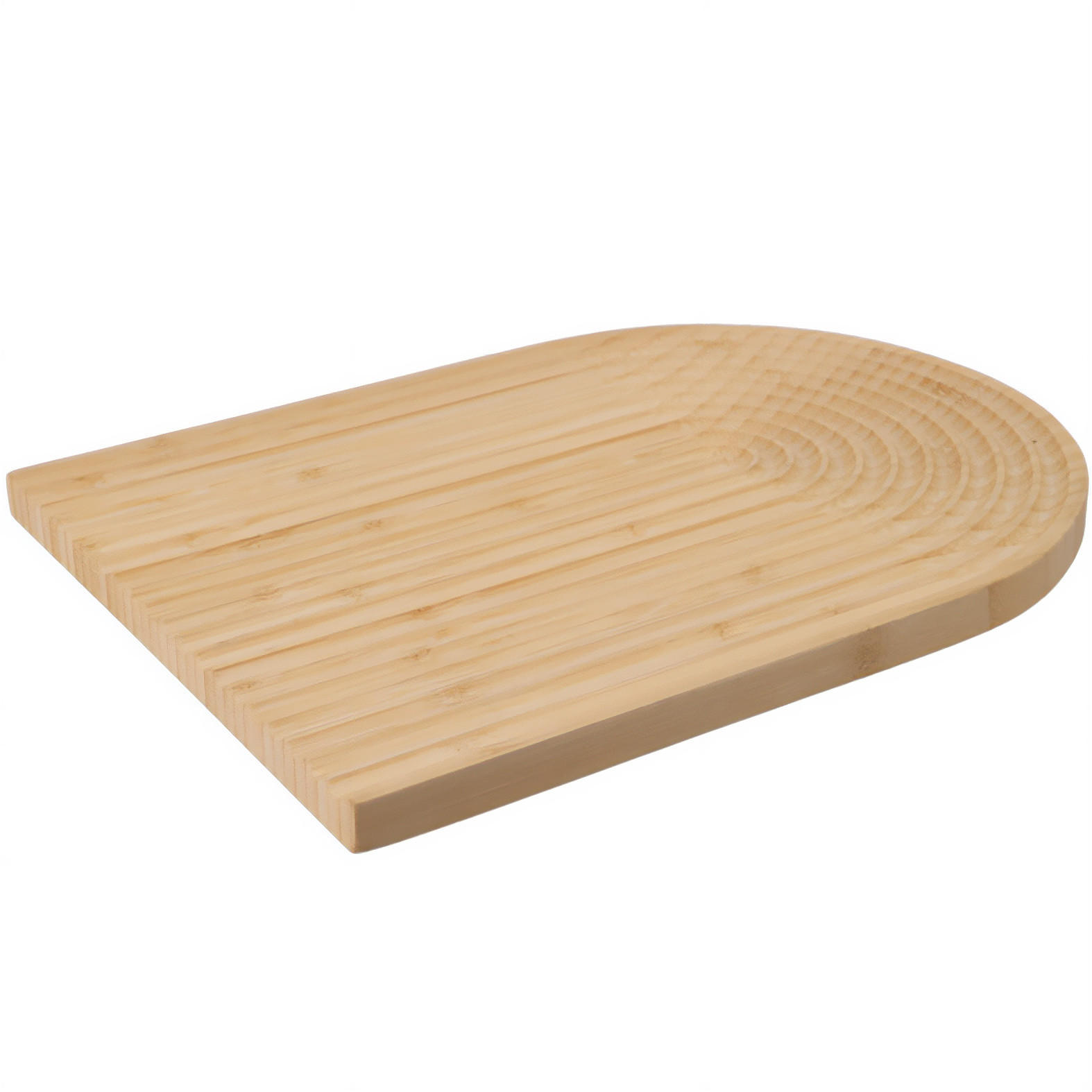 SERVIERTABLETT Bambus Muster 1 32/24/2 cm - Braun, Naturmaterialen (24/2/32cm) - Excellent Houseware