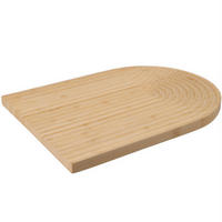 SERVIERTABLETT Bambus Muster 1 32/24/2 cm - Braun, Naturmaterialen (24/2/32cm) - Excellent Houseware