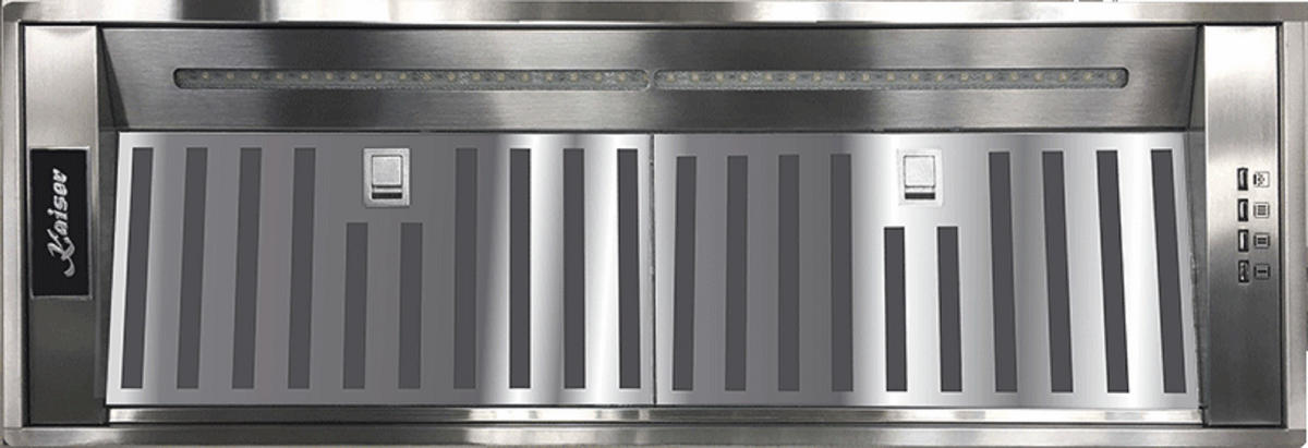 DUNSTABZUGSHAUBE EA 945 Eco 85 cm Edelstahl - Silberfarben, Metall (85/30.4/29cm) - Kaiser Küchengeräte