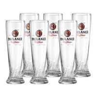 WEIZENBIERGLÄSER Paulaner transparent 500 ml 6er Set - Transparent, Glas (0.5L) - Ritzenhoff Breker