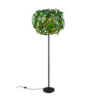 STEHLAMPE LEAVY - Schwarz - 70/70/180 cm - Schwarz, Metall (70/70/180cm) - Trio Leuchten