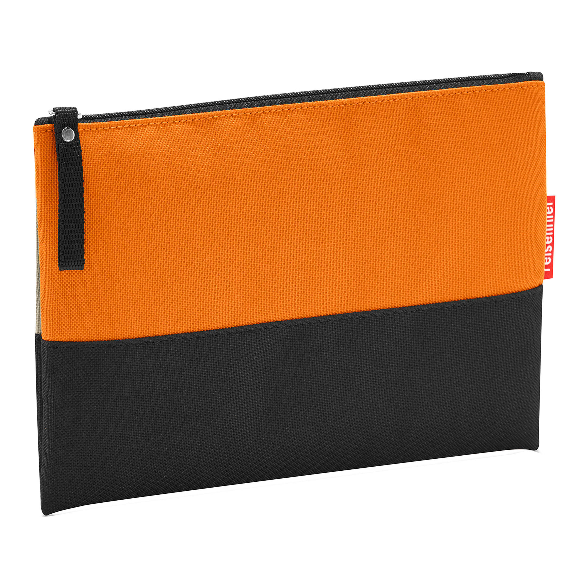 BEAUTYTASCHE "case 1" - Schwarz/Orange, Kunststoff (24/17/24cm) - Reisenthel