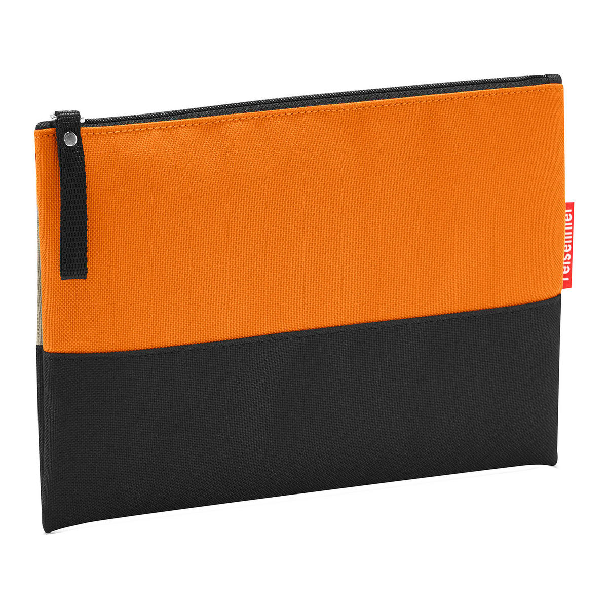 BEAUTYTASCHE "case 1" - Schwarz/Orange, Kunststoff (24/17/24cm) - Reisenthel