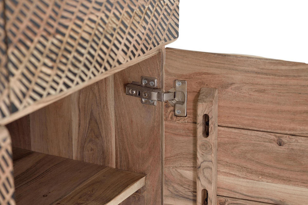 SIDEBOARD aus Akazienholz - Braun, Holz (40/90/200cm) - Giner y Colomer