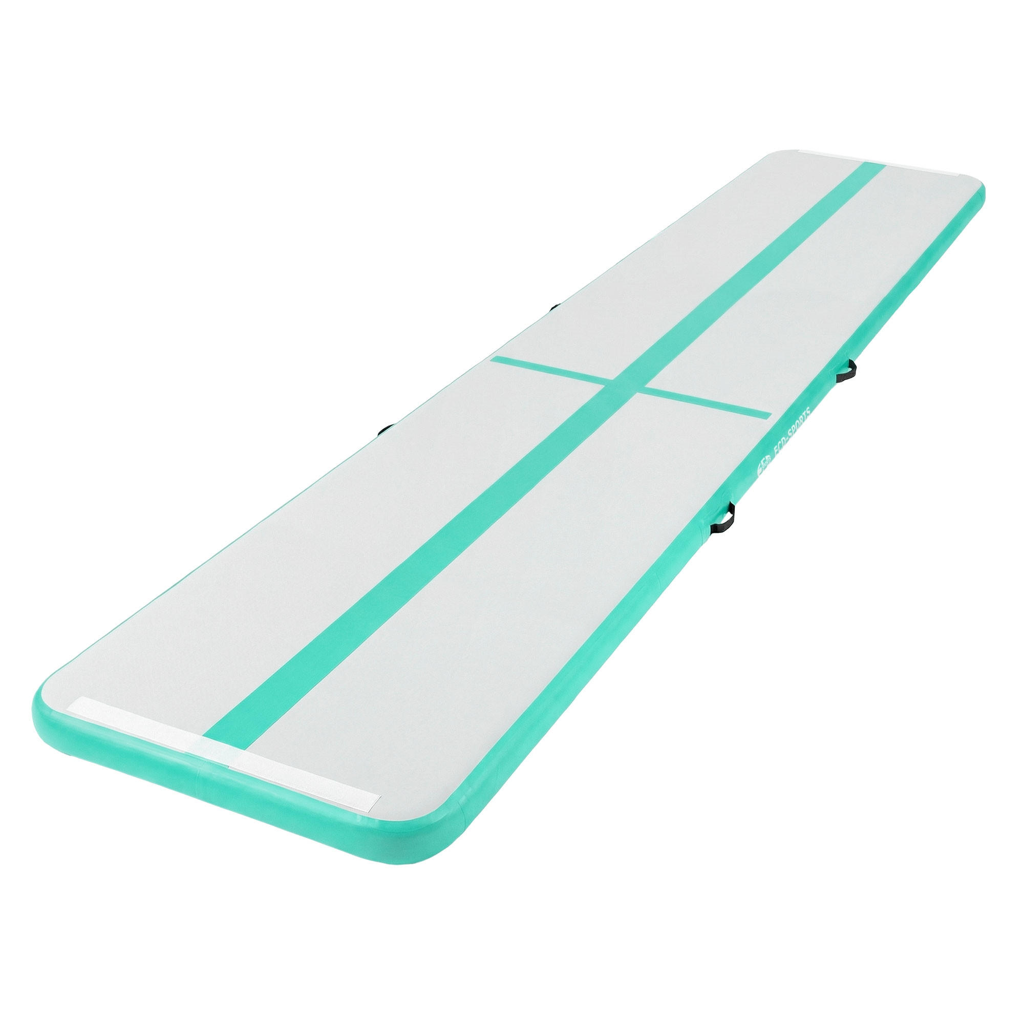 ECD-Germany NAFUKOVACÍ gymnastická podložka Airtrack 500 x 100 x 10 cm, mintově zelená