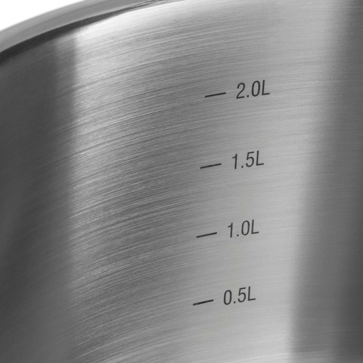 KOCHTOPFSET 4-teilig Edelstahl - Edelstahlfarben, Metall - KLAMER