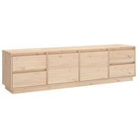 TV-SCHRANK 176x37x47,5 cm Massivholz Kiefer - Braun, Holz (176/47.5/37cm) - furnicato