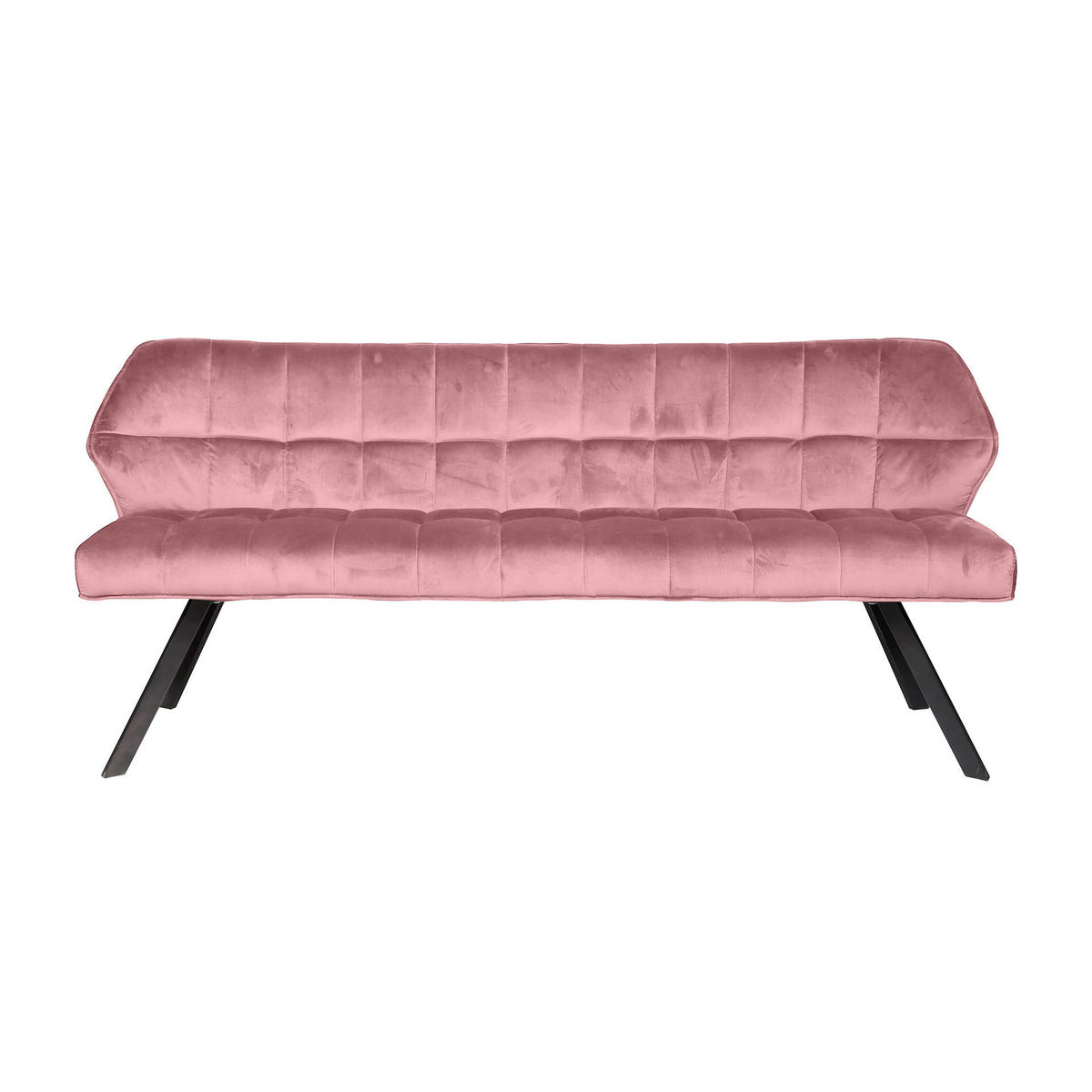 ESSZIMMERBANK Raster Rosa 58/180/81 cm - Pink, Textil (180/81/58cm) - Hoyz Collection