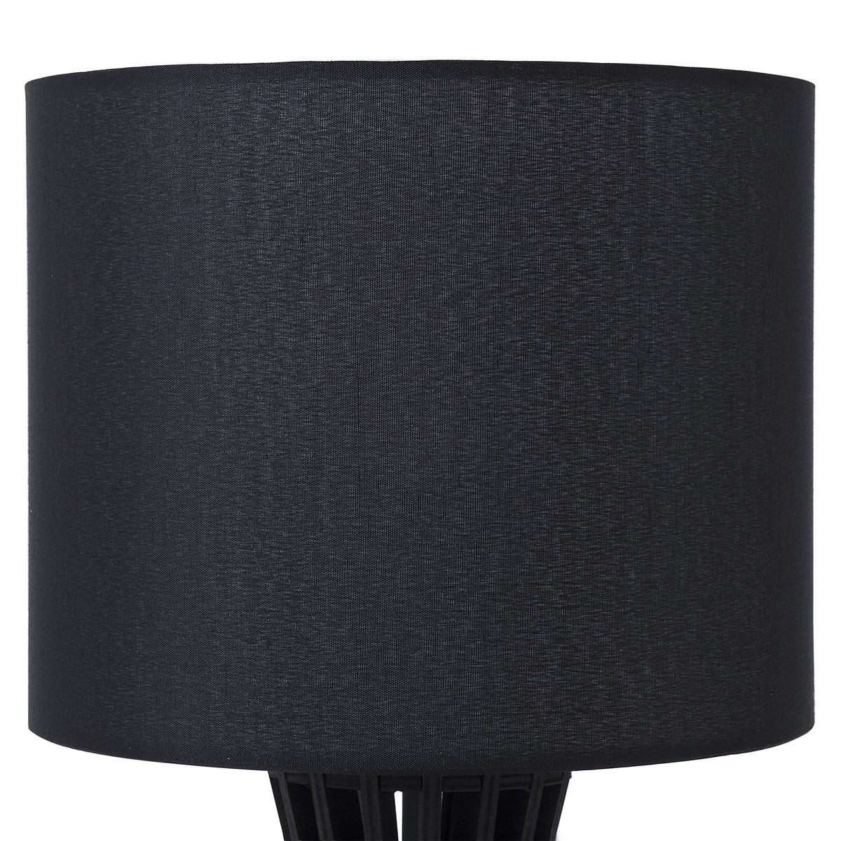 TISCHLAMPE Carrion 27/27/37 cm - Schwarz, Holzwerkstoff (27/27/37cm) - Beliani