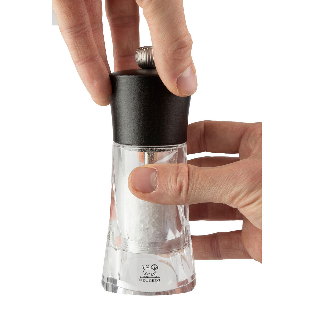 SALZMÜHLE Oleron 14cm Acryl Schokolade Stahlmahlwerk - Braun, Kunststoff (7/14/7cm) - PEUGEOT