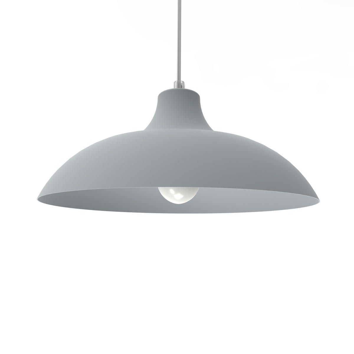 HÄNGELEUCHTE - Grau, Metall (30/30/13cm) - Lumicom