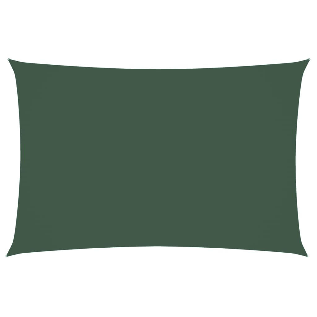 SONNENSEGEL Oxford-Gewebe Rechteckig 2x4 m Dunkelgrün - Grün, Textil (400/200cm) - furnicato
