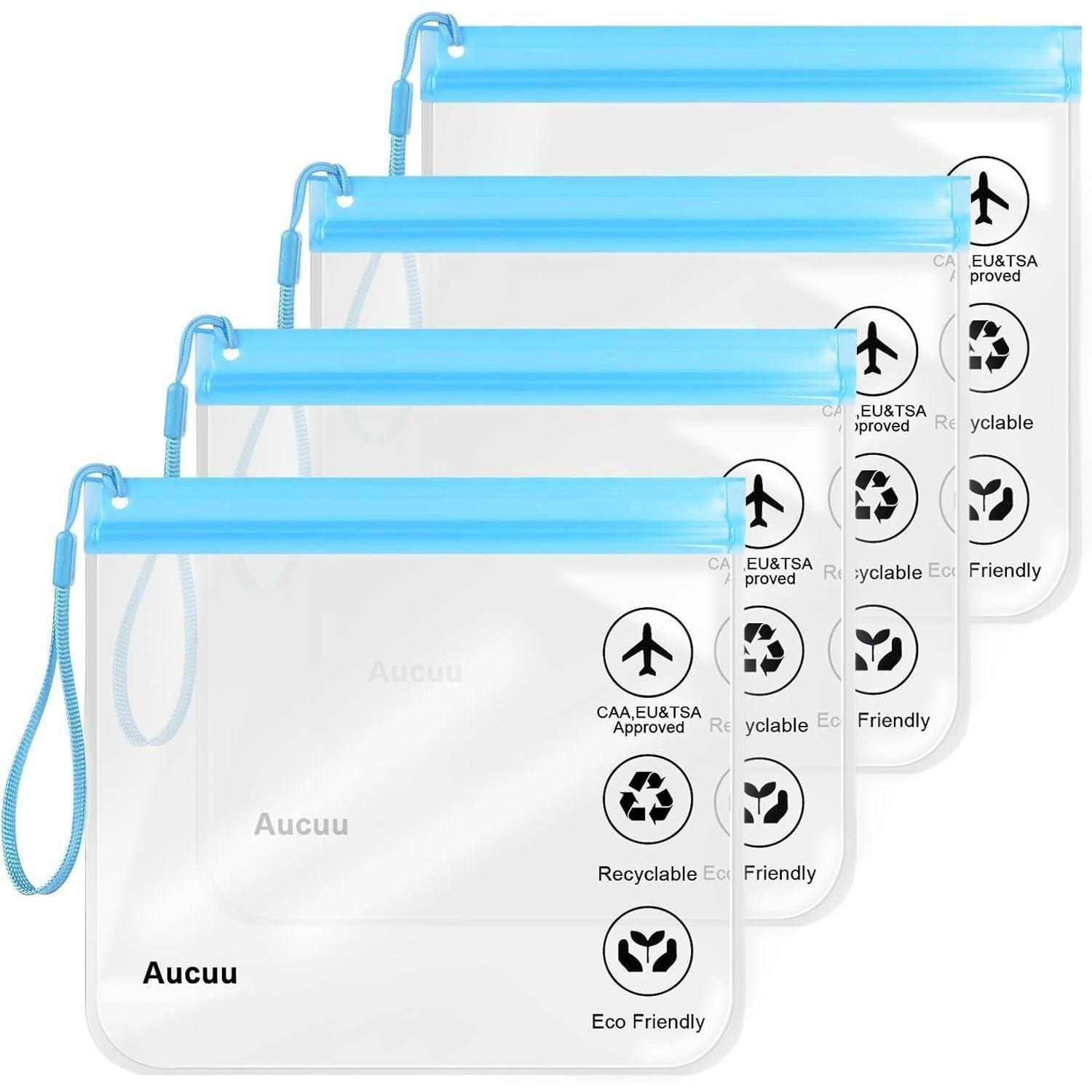 KULTURBEUTEL als Reise Kosmetiktasche, 4-teiliges Set - Transparent, Kunststoff (20/20/20cm)