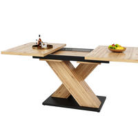 AUSZIEHTISCH 119/80/75 cm in Holzoptik – ausziehbar für 6–8 Personen - Hellbraun, Holzwerkstoff (158.5/80/75cm) - BEAOK