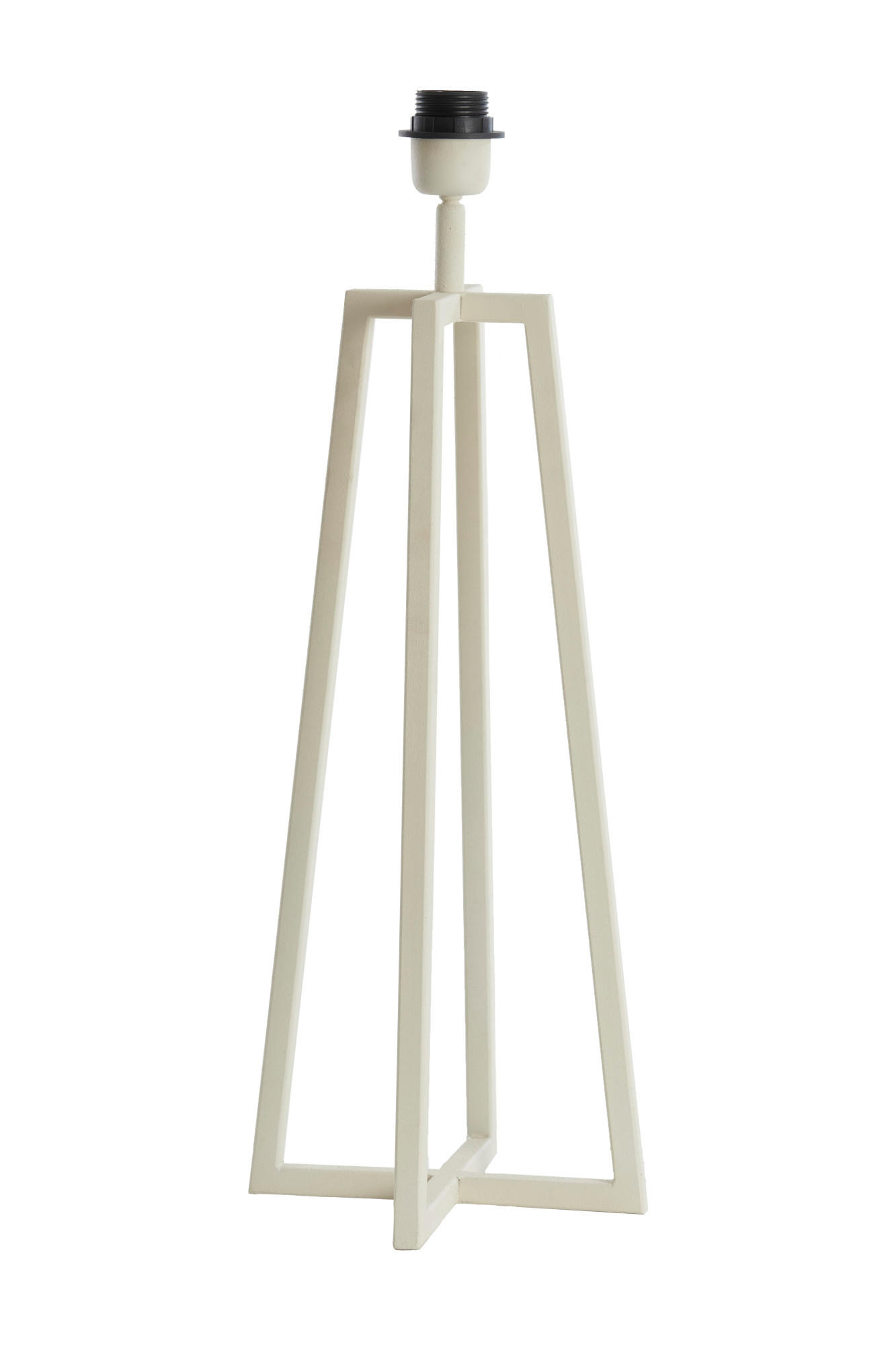 LAMPENFUSS Miley Weiß 21/21/56 cm - Weiß, Metall (21/21/56cm) - Light & Living